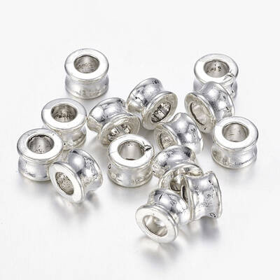 Tibetan Style Alloy European Beads