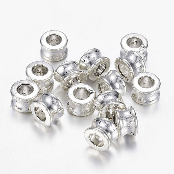 Tibetan Style Alloy European Beads
