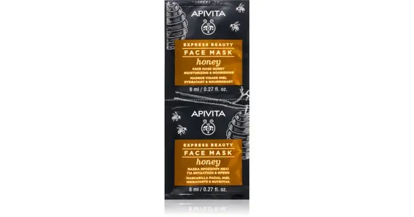 Apivita Express Beauty hydrating and nourishing face mask 2x8 ml