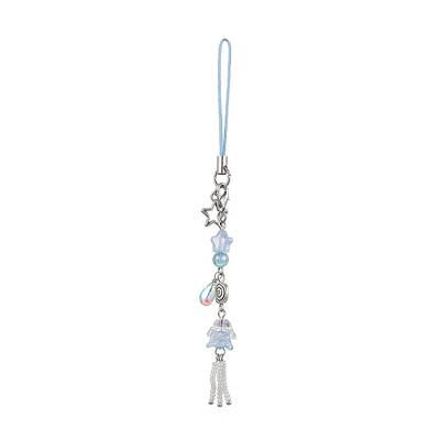 Glass Beads Pendant Mobile Straps