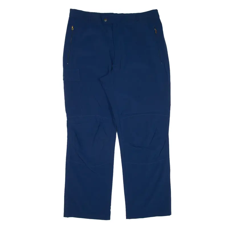 SALEWA Trousers Blue Regular Straight Nylon Womens W34 L28