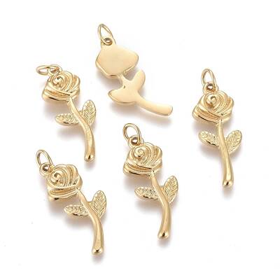 Valentine's Day Ion Plating(IP) 304 Stainless Steel Pendants