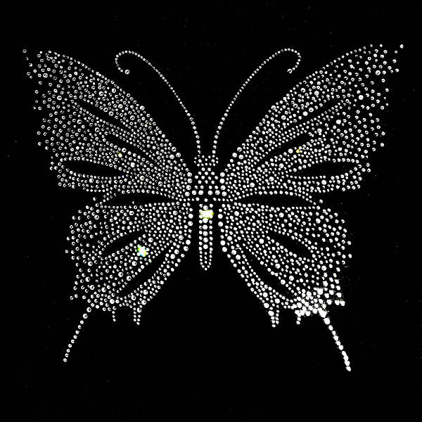 Butterfly Shape Hotfix Rhinestone Appliques