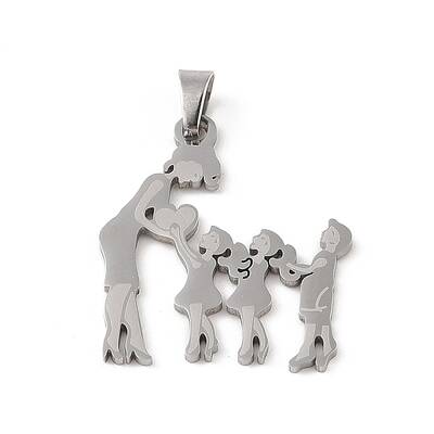 Non-Tarnish Mother's Day 304 Stainless Steel Pendants