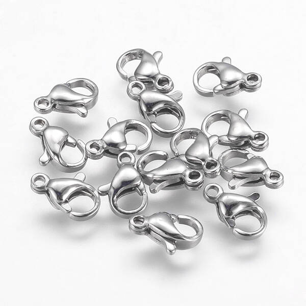 Tarnish Resistant 304 Stainless Steel Lobster Claw Clasps