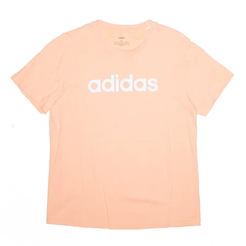 ADIDAS Sports Pink Short Sleeve T-Shirt Womens S