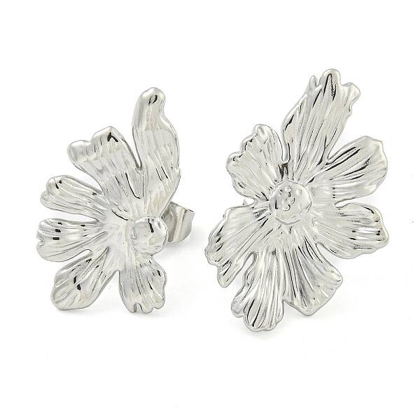 Non-Tarnish 304 Stainless Steel Stud Earrings for Women