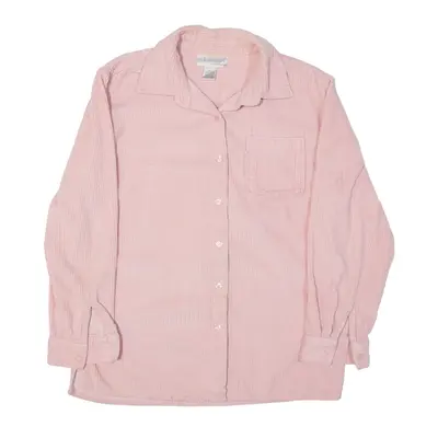 CHADWICKS Real Comfort Corduroy Shirt Pink Long Sleeve Womens S