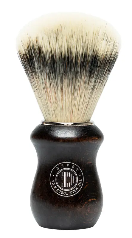 Depot, Accessories No. 730, Wooden Beard Brush, Brown