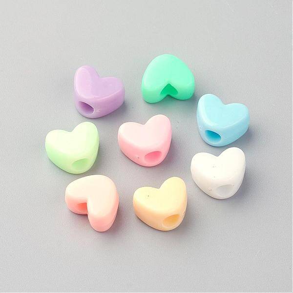 Opaque Acrylic European Beads