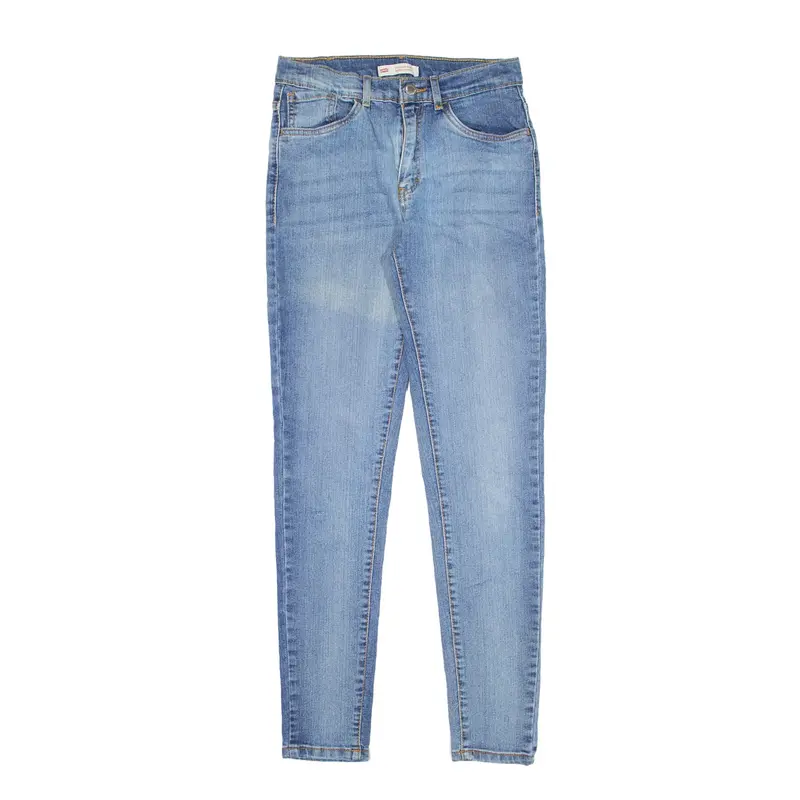 LEVI'S 720 High Rise Jeans Blue Denim Slim Skinny Stone Wash Girls W25 L28