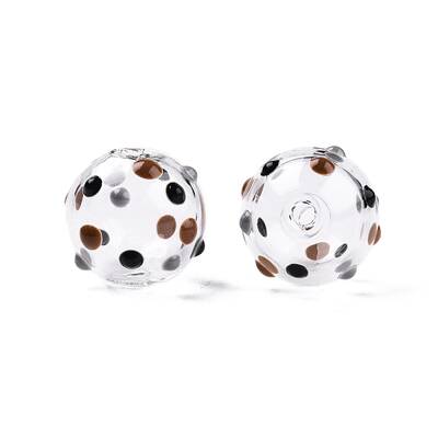 Transparent Glass Enamel Beads
