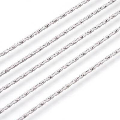 Non-Tarnish 3.28 Feet 304 Stainless Steel Boston Link Chains