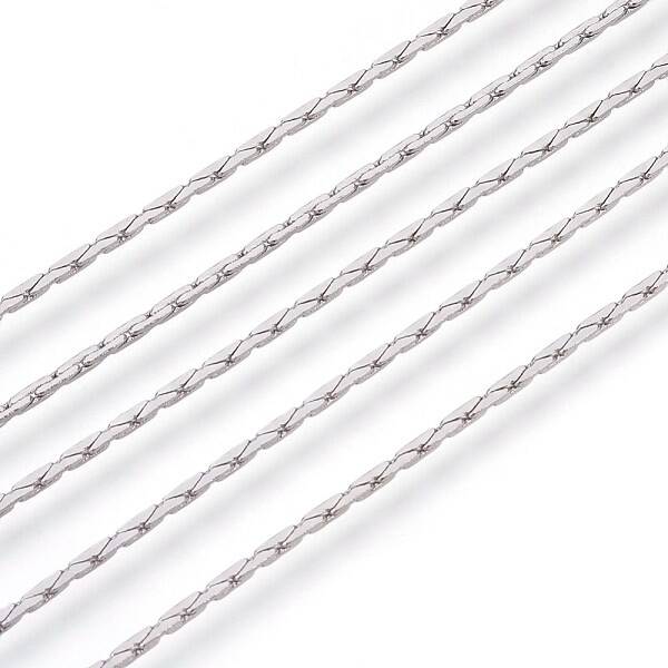 Non-Tarnish 3.28 Feet 304 Stainless Steel Boston Link Chains