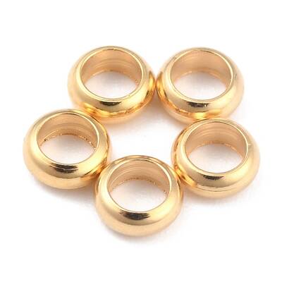 Rack Plating Brass Spacer Beads