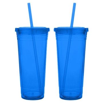 24 Customized Double Wall Acrylic Tumbler - 24 oz - Sweatproof
