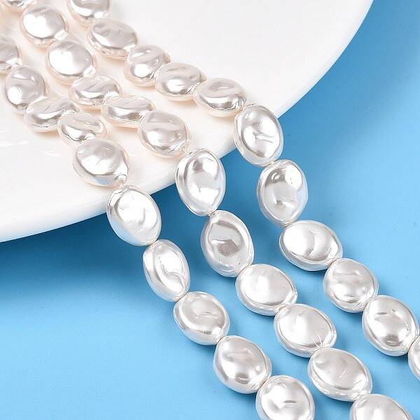 Transparent Spray Painted Glass Beads Strands