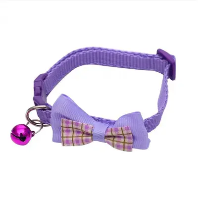 Bow Decor Pet Collar, Cute and Jingling Dog Collar Bow Tie Pet Collar, Bowknot Design Accessories for Small Medium Dogs & Cat...