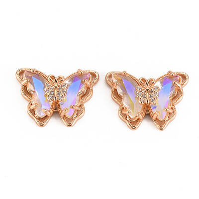 Electroplate Glass Pendants