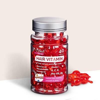 Bali Secret Serum by Hussell Hair - The Original Bali Secret, No Rinse Hair Serum with Argan, Macadamia, Avocado Oils -