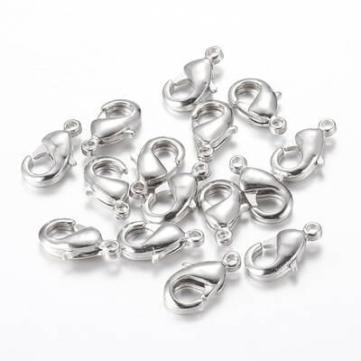 Brass Lobster Claw Clasps