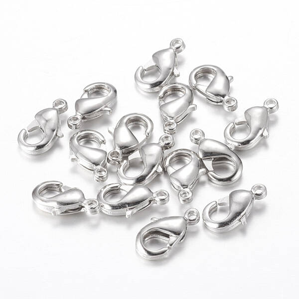 Brass Lobster Claw Clasps