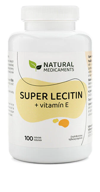 Natural medicaments Super Lecithin (Lecithin) + E 100 capsules