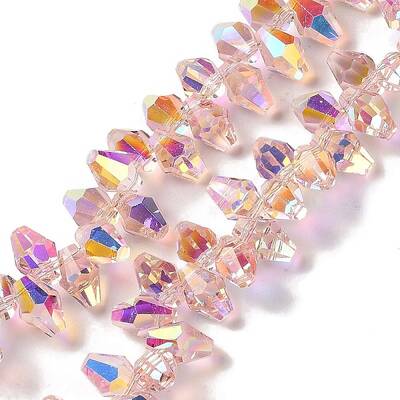 AB Color Plated Electroplate Beads Strands