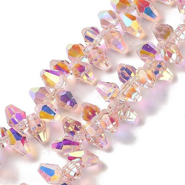AB Color Plated Electroplate Beads Strands