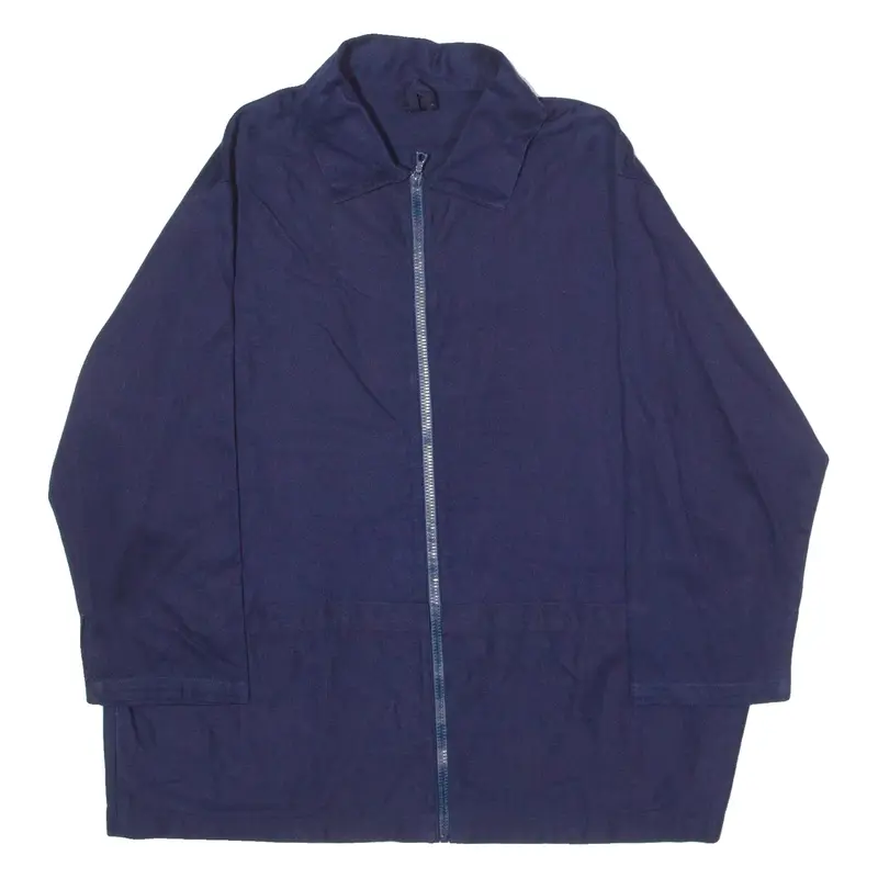 Mens Jacket Blue Twill 90s L