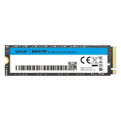 Lexar LNM610P002T-RNNNG | NM610PRO 2TB PCI Express NVMe 3.0 x4 M.2 2280 Solid State Drive