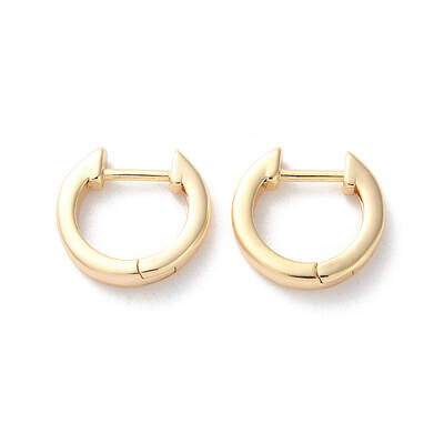 Rack Plating Brass Hoop Earrings