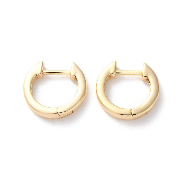 Rack Plating Brass Hoop Earrings
