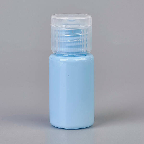 Macaron Color Empty Flip Cap Plastic Bottle Container