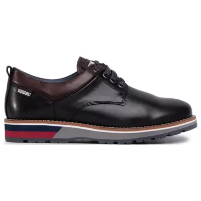 Pikolinos Pirineos M6S-4015 Leather Men's Lace Up Shoes - Black - Size:US 8 Men