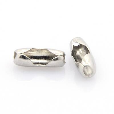 Tarnish Resistant Stainless Steel Ball Chain Connectors