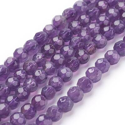 Natural Amethyst Beads Strands