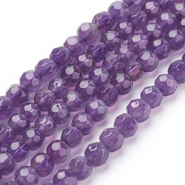 Natural Amethyst Beads Strands