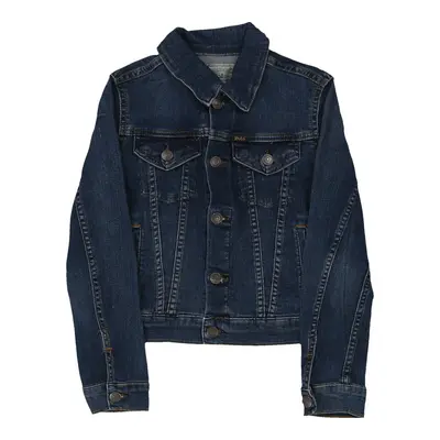Age 8 Ralph Lauren Denim Jacket - Medium Blue Cotton | Size: medium