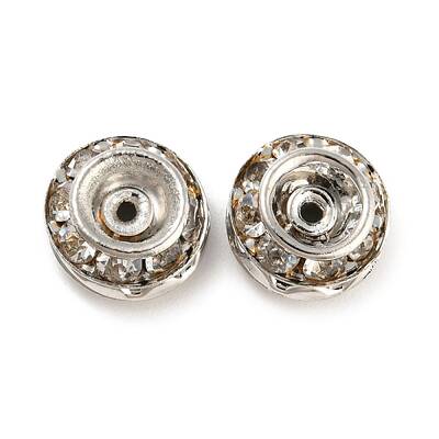 Brass Rhinestone Beads