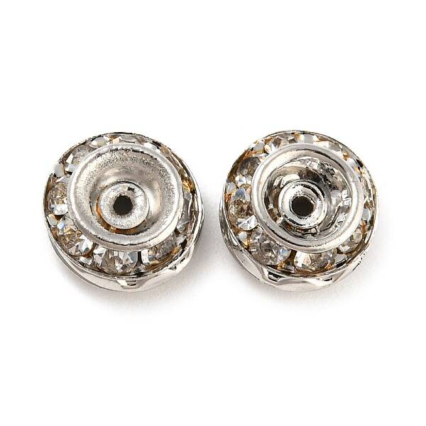 Brass Rhinestone Beads