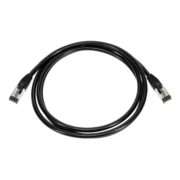 45443 Monoprice Cat8 Ethernet Patch Cable Double Shielded S/FTP 28AWG 2GHz 40G Pure Bare Copper Snagless RJ45 5ft Black