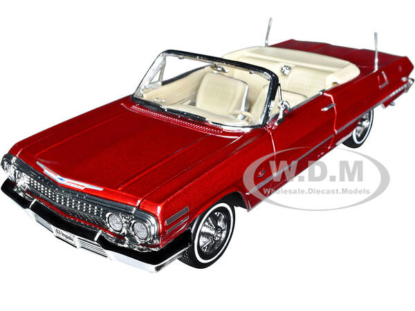 1963 Chevrolet Impala Convertible Red Metallic \