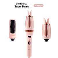 Mayeya 3-in-1 Automatic Curling iron and Straightening Wand |Ceramic Hair Tool for easy salon-style curls and soft strands,li...