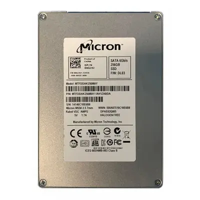 08GJ4J Dell 256GB SATA 6Gb/s 2.5-Inch Solid State Drive