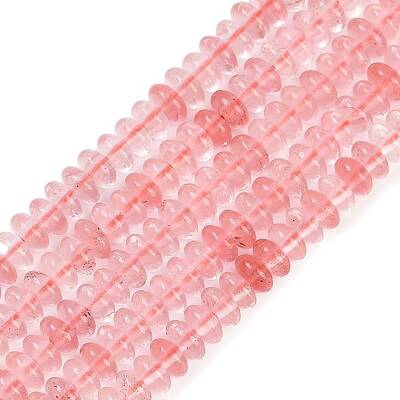 Cherry Quartz Glass Beads Strands