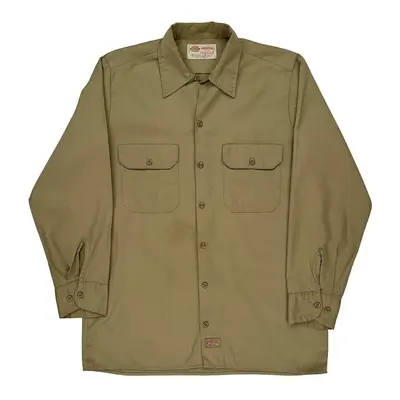 Dickies Shirt - Medium Beige Cotton Blend