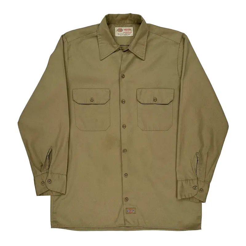 Dickies Shirt - Medium Beige Cotton Blend