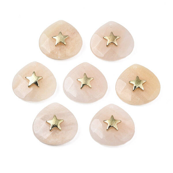 Natural Pink Aventurine Pendants
