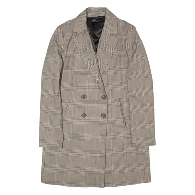 ZARA BASIC Blazer Jacket Beige Check Mens S
